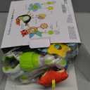 Lynncare Adjustable Arch Bassinet Toys for Infant & Toddlers, Stroller Arch, Baby Crib Toys with Fascinating Hanging for Stimulating Baby’s Senses and Developing Motor Skills