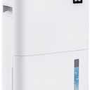 50 Pints Dehumidifier for Basement with Drain Hose - Quiet Smart Operation with 3 Modes, 24HR Timer - Ideal for Home Bedroom, Bathroom, Small to Large Rooms