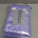 50 Pack Lavender Chair Sashes, Lavender Satin Sashes Ties for Chairs Covers, Light Purple Chair Bows for Party Wedding Birthday Banquet Decor