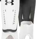 Under Armour Youth Soccer Shin Guards Challenge Shin (Small, White/Black)