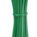 3 x HARFINGTON 100pcs Cable Zip Ties, Plastic Nylon Ties Wraps, 8-Inch / 200mm Self-Locking Wire Cord Electrical Management Zip-Ties for Home, Office, Workshop, Outdoor Garden, 20LBS, Green