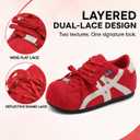 La Chapelle Women's Retro Fashion Sneakers Low Top Casual Walking Shoes