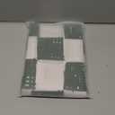 Shower Curtain for Bathroom, Cute Shower Curtain Sets with 12 Hooks, Waterproof Fabric Bath Curtain for Home, 72Wx72H, Green Checkerboard