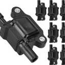 UF413 Ignition Coil Pack for Chevy Express Silverado Suburban Avalanche Tahoe 2007-2018; for GMC Savana Sierra Yukon; For Cadillac Escalade, 5.3L 6L 6.2L 4.8L Ignition Coil, C1511-8 Set