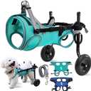 Updated Dog Wheelchair for Back Legs, Small Dog Wheelchair Carts with Wheels, Light Weight Wheelchair for Leg Support Helps Senior, Injured, Paralyzed (S)