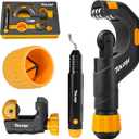 TOLESA Pipe Cutter Tool 1/8''-2'', Heavy Duty Mini Copper Pipe Cutters With Deburring Tools Pipe Reamer, Speed Cutting Tubing Cutter For Copper, Aluminum, PVC, Thin Stainless Steel Pipe