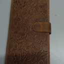 Genuine Leather Magnetic Detachable Wallet Case for Samsung Galaxy S23 Ultra - 2-in-1 Flip Folio Cover with Card Slots & RFID Blocking | Shockproof Protection (Brown)