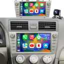 64G 5GWiFi Upgrade Android Car Radio for Toyota Camry 2007 2008 2009 2010 2011, Head Unit HD 9inch Touch Screen Car Stereo Wireless Carplay Android Auto Bluetooth GPS Navigation SWC FM Backup Camera