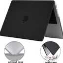 EooCoo Case Compatible with MacBook Pro 16 inch M5 2026-2021 M4 M3 M2 M1 Pro/Max Chip, Matte Hard Shell, Easy to Install, Sturdy Laptop Protective Cover Case, Matte Black