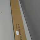 Idzo Deck Bird Feeder Hanger for Railing, 43in Deck Hook for Bird Feeder Pole, Sturdy 1 Piece Solid Steel Construction, 3in Non-Slip Clamp, Black