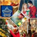 2 x Funny Colleagues Gifts Christmas Ornament, Coworker Christmas Birthday Gifts, Farewell Going Away Goodbye Gifts for Coworker Friend Star Shaped Acrylic Hanging Ornament (B12)