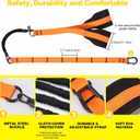 WELSPO Pull Up Assistance Bands, Adjustable Heavy Duty Resistance Band for Pull Up Bar, Pull Up Assist Bands with Feet Rest for Strength Training, Home Fitness Workout Equipment, Height Adjustable