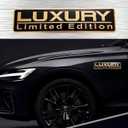 3 x 4-Pack car Sticker, Limited Edition Badge Metal Stickers for Car Bumper/Fender/Body/Rear/Side Suitable for Most Cars, Motorcycles or Doors, Walls, laptops and Tool Boxes, Aluminum Alloy Material