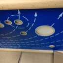 Premium Montessori Astral Map 17in(43cm) Beechwood– 9 Planets Wooden Puzzle, Solar System Space Learning Toy with Sun Planets (Pluto), Astronomy Educational Material Kids 3-6 Homeschool Toddlers