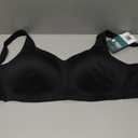 Vanity Fair Women's Beauty Back Smoothing Wireless Bra, Comfort and Support, Simple Sizing (Black, XXXL)
