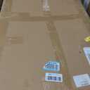 Leinuosen Dorm Twin Headboard with 2 Outlets White Leather Minimalist, 40 x 24"