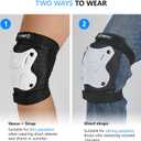 Tanden Skating Protective Gear Knee and Elbow Pads Wrist Guards for Roller Skating Skateboarding, Skate Pads Adult Knee Pads