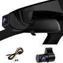 KuTaiTai Front 4K + Rear 1080P Dash Cam fit for Honda Civic 2022 2023 2024 2025 Si Type R Hatchback XL Sport SE EX_L Touring 1.5 2.0T (Black), OEM Look, Easy to Install, Parking Monitor, 128GB