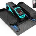 VIVURN-018 Under Desk Elliptical 12 Speed 5 Modes Mini Motorized Leg Exerciser While Sitting for Seniors As Seen on TV with Non-Slip Mat Quiet & Portable Electric Pedal Exerciser for Home and Office (Blue)