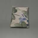 AEIOAE Spring Floral Pillow Covers 18 x 18 Inch Set of 2, Navy Blue Sage Green Flower Decorative Throw Pillow Covers Outdoor Linen Farmhouse Decor Pillowcase for Home Sofa