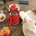 Coffee Mugs, 15 oz Mug Set of 4, Large Stoneware Coffee Mugs for Latte, Hot Tea, Cocoa, Milk, Juice, Modern Coffee Cups Boho Unique Style for Any Kitchen, Suitable for Housewarming Gift, Multi-color