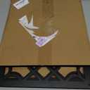 Black Metal Wall Candle Holder Set of 2, Minimalist Rustic Aesthetics Wall Art Decor for Living Room Bedroom Bathroom (11.8 x 13 in)