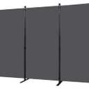 Room Divider, 3 Panel Folding Privacy Screens with Wider Support Feet, 6 Ft Portable Room Partition for Room Separator, 102" W X 71" H, Grey