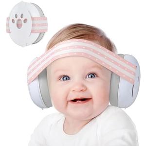 Yoofoss Baby Ear Muffs Noise Protection for Infant and Babies Up to 36 Months - Noise Cancelling Headphones for Ear Protection, Sleep, Travel Baby Essentials