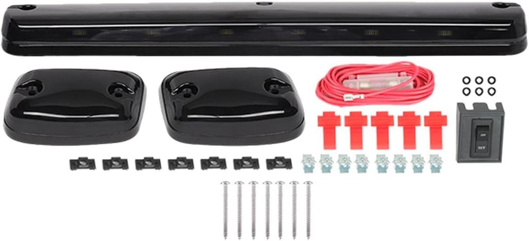 cciyu Smoked Cover Cab Roof Top Marker Running Lamps Top Lights Assembly fit for 2002-2007 For Chevy Silverado/For GMC Sierra 1500 2500 3500