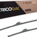 TRICO Gold (18-2619) 26 & 19 Inch Automotive Replacement Windshield Wiper Blades Super Premium All Weather Beam Blade for Select Vehicle Models, 2 count (Pack of 1)