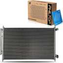 PHILTOP Air Conditioning A/C Condenser for Nissan Rogue 2008-2013, Rogue Select 2014-2015, with Receiver Drier Replace# 3750, 92100JG000