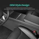 2025 2026 Model Y Juniper Center Console Anti-Kick Protection Mats 5PCS TPE Suede Panel Protector Cover of Center Console for Model Y Refresh Juniper (Premium/Performance)-NO for (Standard)
