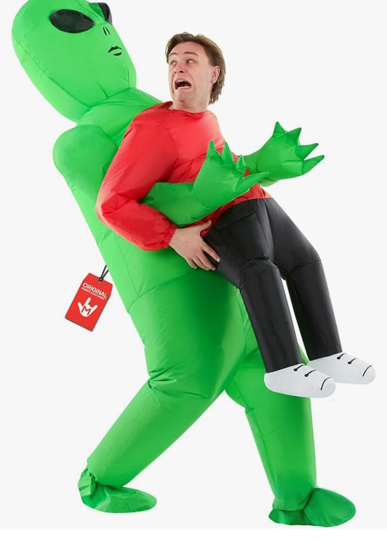 Morph Alien Costume, Inflatable Alien Costume Adult, Inflatable Aliens Costumes, Blow Up Costumes for Adults