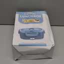 Vingud Electric Lunch Box Food Heater, 3 in 1 Heating Lunch Box for Work/Car/Truck, Heated Lunch Boxes for Adults with 1.5L Stainless Steel Container, 12V 24V 110V (Blue)