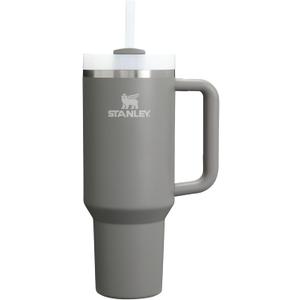 STANLEY Quencher H2.0 Tumbler with Handle and Straw 40 oz | Flowstate 3-Position Lid | Cup Holder Compatible for Travel | Insulated Stainless Steel Cup | BPA-Free | Stone