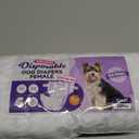 Disposable Dog Nappies Female, Dog Diapers for Female Dogs in Heat, Disposable Dog Period Pants for Bitch Puppy Doggy in Season(S, 20Pack)