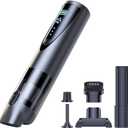 Cordless Car Vacuum Cleaner, 20000Pa Strong Suction Handheld Vacuum with Detailing Kit, Wet/Dry Rechargeable Portable Mini Vacuum for Car Detailing, Home & Outdoor Cleaning