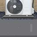 DuctlessAire Equipment Pad - Ductless Mini Split AC Unit Condenser Pads - Mini Split Air Conditioner, Heat Pump, HVAC, Generator Pad - Portable Outdoor Ground Mounting Base - 18"D x 38"W x 3"H (Grey)