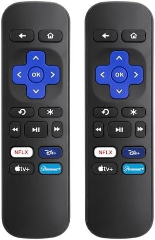 【Pack of 2】 Replacement Remote for Roku Box,for Roku Express,for Roku Premiere,for Roku Player,for Roku1/2/3/4,(NOT for Stick and TV or Game)