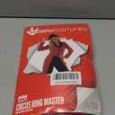 fun shack Red Ringmaster Jacket Women, Circus Ringmaster Costume Women, Women Lion Tamer Costume, Ringleader Costume Women (Medium)