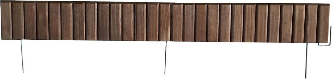 Flexible Brown Natural Lawn & Landscape Border Edging (8-Pack)