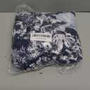 Horaldaily 4PCS Christmas Dining Blue Chair Covers, Simple Snow Stick Figure Stretch Removable Washable Slipcover Chair Protector for Dining Room Home Decor