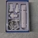 Dog Clippers Grooming Kit Hair Clipper-Low Noise Paw Trimmer- Rechargeable - Cordless Quiet Nail Grinder Shaver for Cats and Other Pets (Silver)