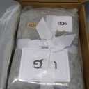 UGG Adalee Faux Fur Throw Blanket Luxury Lightweight Cozy Soft Throw for Couch Bed or Chair Hypoallergenic Machine Washable Double-Sided Fluffy Blanket Home Decor, 50-inch x 70-inch, Seal Grey