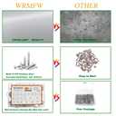 550pcs Wood Screws Set,Diameter 3-5.5 #4-#12 304 Stainless Steel Phillips Countersunk Sheet Metal Self Tapping Screw Assortment kit,Rust-Proof, High Strength, for Metal, Wood & Outdoor Projects