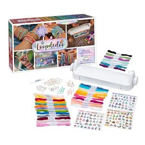 Loopdedoo Deluxe DIY Friendship Bracelet Maker Kit - Make Bracelets in Minutes for Birthdays and Friendship Gifts - Award Winning Crafts Kit for Kids Aged 8+
