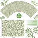 Gersoniel 10 Sheets Drawer Liners for Dresser Scented Drawer Liners Non Adhesive Scented Paper for Fragrant Home Shelf Closet(Linen,Greenery)