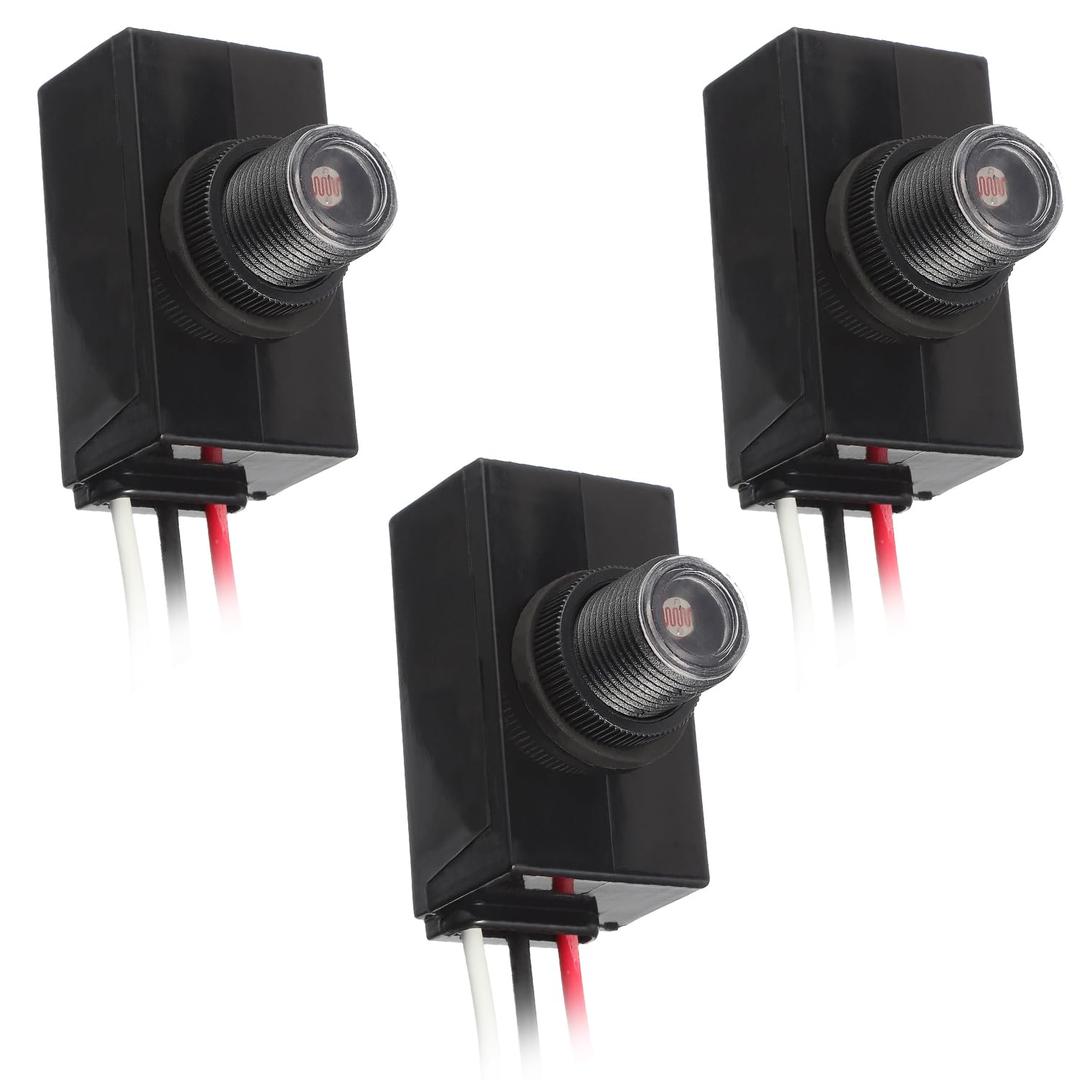 Dusk to Dawn Sensor for Outdoor Lighting 120-277V Photoelectric Switch Photocell Light Sensor Hardwired Post Eye Light Suitable