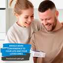 2 x e-ART USB Wall Charger 28W Dual Port QC3.0 Amps Fast Charging Block with LED Indicator, USB Cube Adapter Plug in Gift Box for iPhone 14 13 12 11 Pro Max XR Xs, Samsung, Android Phones, Tablet (Black)