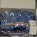 NCVI Breastmilk Cooler Bag, Breast Pump Bag with 2 Ice Pack Fits 6 Bottles, Double Layer Breast Milk Cooler Travel Bag Baby Bottle, for Travel, Nursing Mom Daycare, Work, Picnic (Sky Blue)